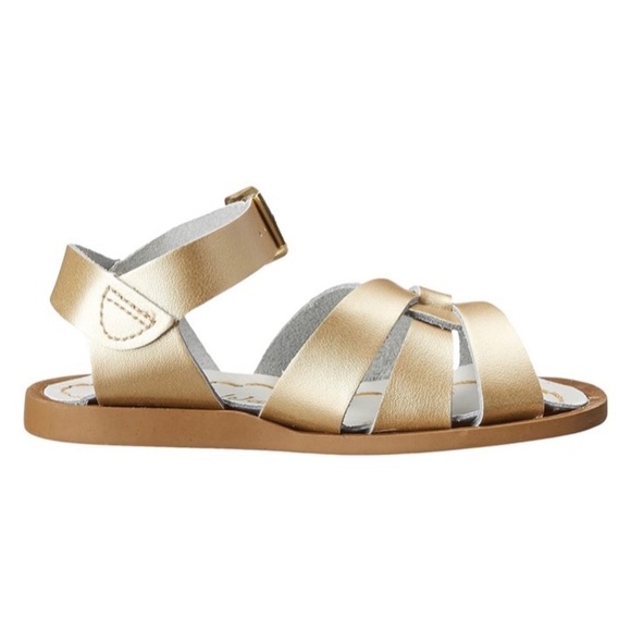 👧🏻NWT Salt Water sandals in gold - Picture 12 of 16